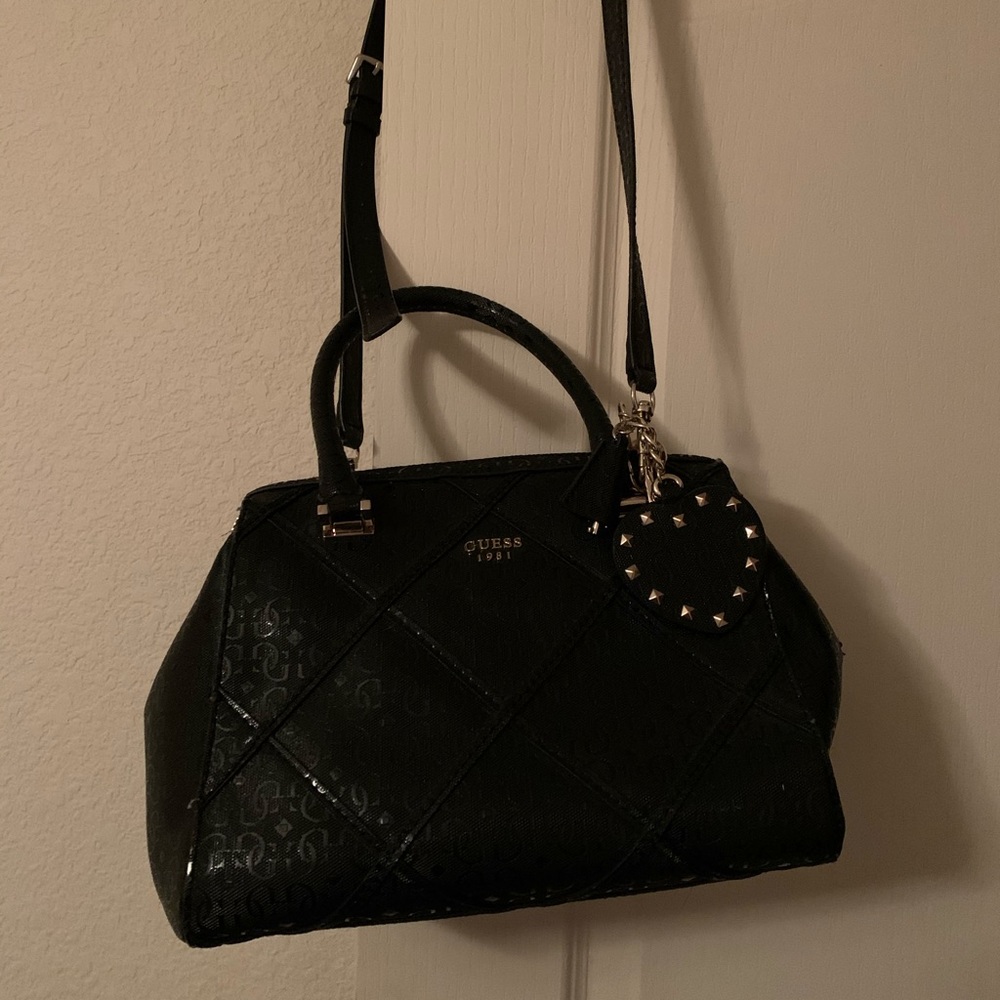 Black 1981 Guess Handbag